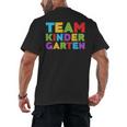 Team Kindergarten Shirt Teacher Back To School Graduation Men Women Girls Kids Men's Back Print T-Shirt