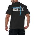 Tennis Senior Night Tennis Senior 2025 Graduation 33 Men's Back Print T-Shirt