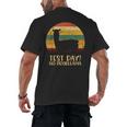 Test Day No Probllama Silhouette Teacher Student Graduation Men's Back Print T-Shirt