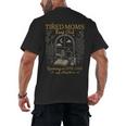 Tired Mom Book Club Running On Coffee Chaos And Chapters Men's Back Print T-Shirt Tired Mom Book Club Running On Coffee Chaos And Chapters Men's Back Print T-Shirt