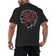 Historical College Graduation HBCU Grad Black Queen Men's Back Print T-Shirt