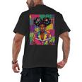 History Month Educated Black Women Girls Reading Book Men's Back Print T-Shirt History Month Educated Black Women Girls Reading Book Men's Back Print T-Shirt