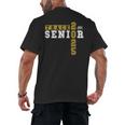 Track Senior Night Track Senior 2025 Graduation 14 Men's Back Print T-Shirt