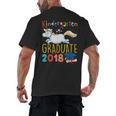 Unicorn Kindergarten Graduation Shirt Girls Men's Back Print T-Shirt