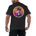 Unicorn University Graduation Graduating School Girl Cute Men's Back Print T-Shirt