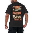 I Used To Be a People Person Antisocial Introvert Men's Back Print T-Shirt
