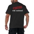 Vet School Tech Graduation Future Veternarians I Survived Men's Back Print T-Shirt