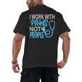 Veterinarian Vet Tech Week Graduation Thank You Birthday Men's Back Print T-Shirt