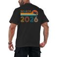 Vintage Senior 2026 Graduate Class Of 2026 Graduation Grad Men's Back Print T-Shirt