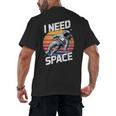 Vintage Space For Introverts I Need Space Men's Back Print T-Shirt
