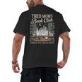 Vintage Tired Moms Book Club Bookish Booktrovert Men's Back Print T-Shirt