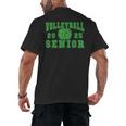 Volleyball Senior Night Volleyball Senior 2025 Graduation 16 Men's Back Print T-Shirt
