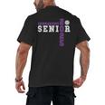 Volleyball Senior Night Volleyball Senior 2025 Graduation 26 Men's Back Print T-Shirt
