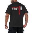 Volleyball Senior Night Volleyball Senior 2025 Graduation 5 Men's Back Print T-Shirt