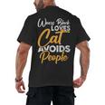 Wears Loves Cats Avoids People I Introvert Men's Back Print T-Shirt Wears Loves Cats Avoids People I Introvert Men's Back Print T-Shirt