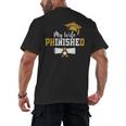 My Wife Phinished PhD Graduation Family Matching Men's Back Print T-Shirt