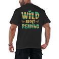 WILD ABOUT READING I Love Books Bookworm Library Day Men's Back Print T-Shirt WILD ABOUT READING I Love Books Bookworm Library Day Men's Back Print T-Shirt