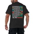 I Will Read Books On A Boat & Everywhere Reading Book Men's Back Print T-Shirt