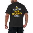 Women's Best Book Reviewer Critic Job Occupation Men's Back Print T-Shirt Women's Best Book Reviewer Critic Job Occupation Men's Back Print T-Shirt