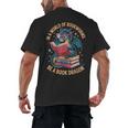In A World Of Bookworms Be A Book Dragon Men's Back Print T-Shirt In A World Of Bookworms Be A Book Dragon Men's Back Print T-Shirt