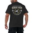 Wrestling Senior Mom The Final Match 2026 Graduation Men's Back Print T-Shirt