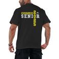 Wrestling Senior Night Wrestling Senior 2025 Graduation 22 Men's Back Print T-Shirt