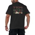 Xmas Books Tis The Season To Be Reading Book Lover Men's Back Print T-Shirt Xmas Books Tis The Season To Be Reading Book Lover Men's Back Print T-Shirt