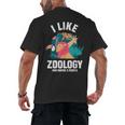 Zoologist Scientist Wildlife Biologist Zoology Introverted Men's Back Print T-Shirt Zoologist Scientist Wildlife Biologist Zoology Introverted Men's Back Print T-Shirt