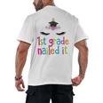 1st Grade Nailed ItShirt Unicorn Graduation Class Of 2018 Men's Back Print T-Shirt