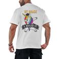 1ST GRADE NAILED IT UNICORN DABBING GRADUATION T-SHIRT Men's Back Print T-Shirt