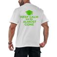 2018 Graduation Red Green High School Color Men's Back Print T-Shirt