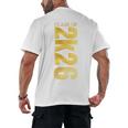 2K26 Class Of 2026 Graduation College Senior Back To School Premium Tri-Blend Men's Back Print T-Shirt