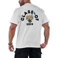 Aggretsuko Class Of 2019 Graduation Seniors Graduate Men's Back Print T-Shirt