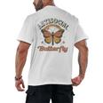 Antisocial Butterfly Tee For Introvert Men Women Girls Men's Back Print T-Shirt