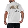 Army National Guard Mom Army National Guard Graduation Mom Men's Back Print T-Shirt