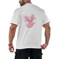 Axolovert Axolotl Humor Salamander Introvert Men's Back Print T-Shirt Axolovert Axolotl Humor Salamander Introvert Men's Back Print T-Shirt