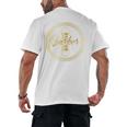 Barbershop Apparel Barber School Graduation Men's Back Print T-Shirt