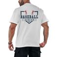 Baseball Senior Night Baseball Senior 2025 Graduation 50 Men's Back Print T-Shirt