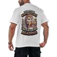 Book Lover Hedgehog Reading Books Introvert Bookworm Men's Back Print T-Shirt Book Lover Hedgehog Reading Books Introvert Bookworm Men's Back Print T-Shirt