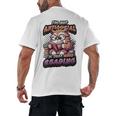 Book Lover Owl Reading Books Introvert Bookworm Men's Back Print T-Shirt Book Lover Owl Reading Books Introvert Bookworm Men's Back Print T-Shirt