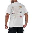 Book Lover Tomorrow Quote Anne Shirley Premium Tri-Blend Men's Back Print T-Shirt