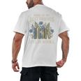 Book Lover Vintage Botanical Friends Premium Tri-Blend Men's Back Print T-Shirt Book Lover Vintage Botanical Friends Premium Tri-Blend Men's Back Print T-Shirt