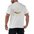 Books Coffee And Quiet Places Literature Men's Back Print T-Shirt