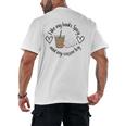 I Like My Books Spicy And My Coffee Icy Books Booktok Men's Back Print T-Shirt