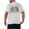 Books Wildflowers There Is No Such Thing As Too Many Books Men's Back Print T-Shirt