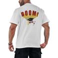 Boom Graduation Hat And Diploma For Proud Graduate Men's Back Print T-Shirt