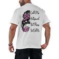 Call Me Antisocial But Please Don't Call Me Introvert Men's Back Print T-Shirt