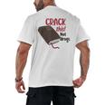 Christian Quote Holy Bible Crack This Book Not Drugs Men's Back Print T-Shirt
