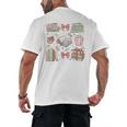 Christmas Book Lover Reading Reader Men Women Kids Xmas Men's Back Print T-Shirt Christmas Book Lover Reading Reader Men Women Kids Xmas Men's Back Print T-Shirt