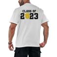 Class Of 2023 Graduation Waterpolo Senior 2023 Men's Back Print T-Shirt